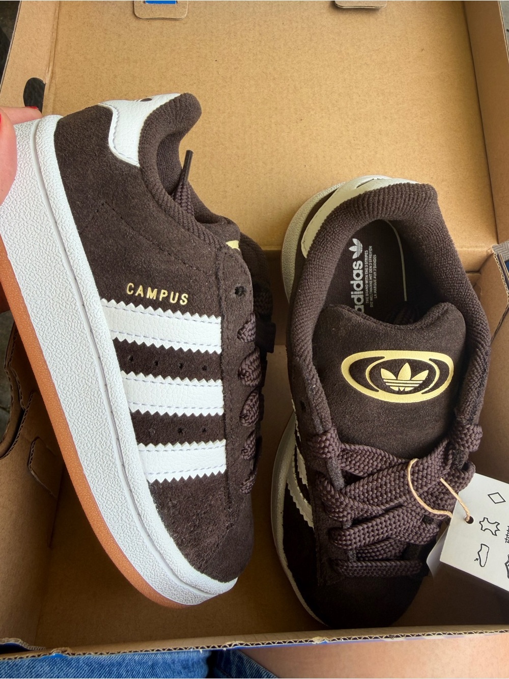 adidas Kids Campus Sneakers Aurora Coffee